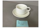Glazed Reinforced Porcelain Cup & Saucer Set