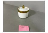 Electroplated Porcelain Serving Bowl