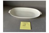 Glazed Oval Reinforced Porcelain Serving Platter