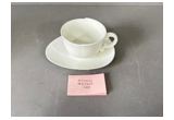 Glazed Reinforced Porcelain Cup & Saucer Set