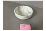 Grey Stone-Texture Porcelain Bowl