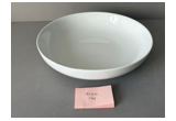 High-White Porcelain Serving Bowl