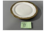 Electroplated Porcelain Serving Bowl