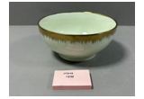 Electroplated Porcelain Serving Bowl