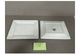 High-White Round Porcelain Dinner Plate