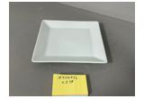 High-White Round Porcelain Dinner Plate