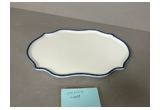 Glazed Oval Reinforced Porcelain Serving Plate