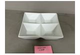 High-White Round Porcelain Dinner Plate