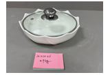 Pink Color-Glaze Porcelain Serving Bowl